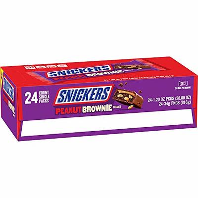 Snickers Minis Size Chocolate Candy Bars 4.4 oz Bag, Pack of 12