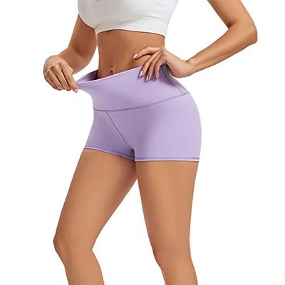 High Waist Yoga Shorts Women Running Tummy Control Spandex Compression  Shorts