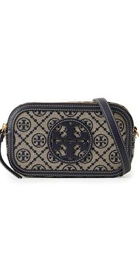 Tory Burch T Monogram Jacquard Double-zip Mini Bag