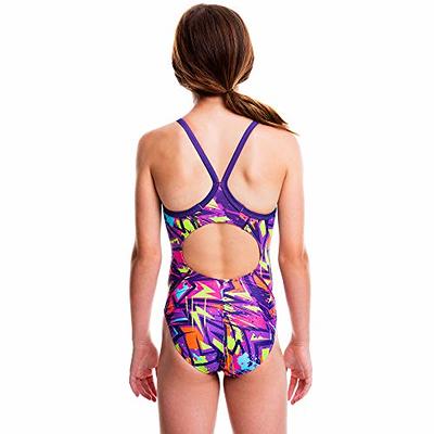 Flow Funky Girls Swimsuits - Size 23 to 30 One Piece Swimsuit for