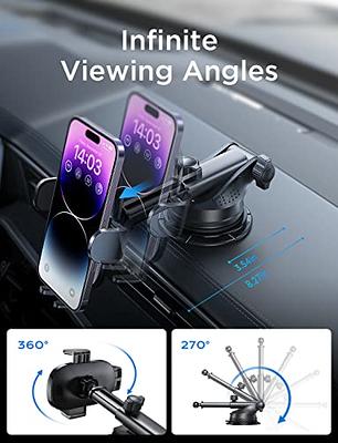 LISEN Car Phone Holder Mount, Dashboard Phone Holder for Car, [Upgrade  Super Stickiness & Firmly Grip]