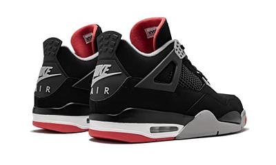 Nike Air Jordan 4 Retro Bred Men's Basketball Shoes 308497-060 