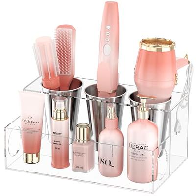 360° Rotating MakeUp Organizer Cosmetic Storage Box Lipstick Skincare  Perfume Makeup Brush Holder Bathroom Organizer and Storage