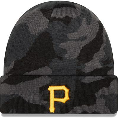 New Era Men's Heathered Black Pittsburgh Steelers Hamilton Cuffed Knit Hat