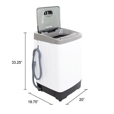 Comfee' 1.6 cu.ft. Compact Portable Top Load Washer in White