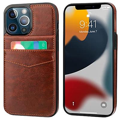 KIHUWEY iPhone 12 Pro Max Wallet Case Credit Card Holder, Premium