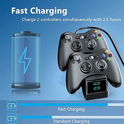 SIKEMAY PS5 Controller Accessories Rechargeable Battery Pack, 1800mAh Fast  Charging External Battery with LED Indicator and USB Type-C Charger Cable