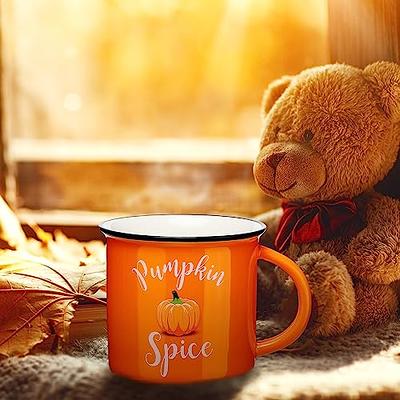 Pumpkin Spice Ceramic Mug Gnome Coffee Cup 15 oz Hot/Cold Drinks