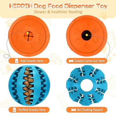Interactive Dog Toys for Puppies 2 Pack, HIPPIH Dog Puzzle Toys