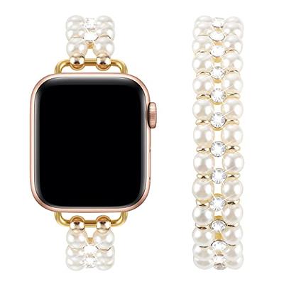 Feminine Apple Watch 9 Band Dainty Rose Gold Apple Watch 9 Strap