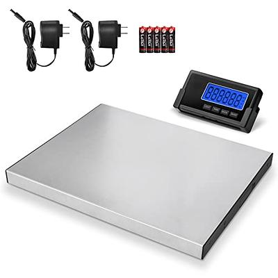 Shipping Scale for Packages 110 LB (50 KG) – Eosphorus Package Scale Postal  Scale for Shipping Packages with Stainless Steel Platform, Tare, Hold