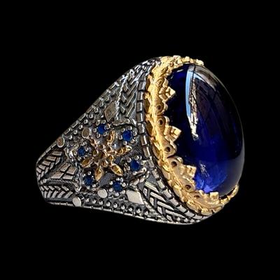 Natural Paraiba Stone Silver Men's Ring, Paraiba Stone Ring, Turkish  Handmade Ring, Ice Blue Paraiba Stone Ring, Gift for Men, Gift for Him -  Etsy | Rings for men, Mens silver rings, Rings
