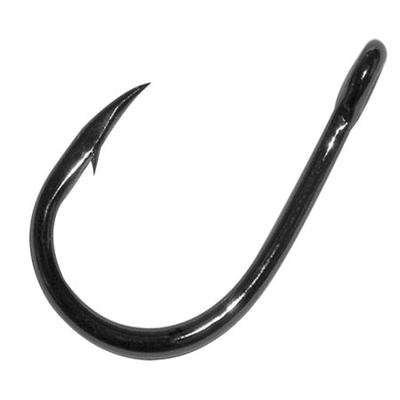 Gamakatsu Round Bend Offset Worm Hooks - NS Black - 25 Pack - Size