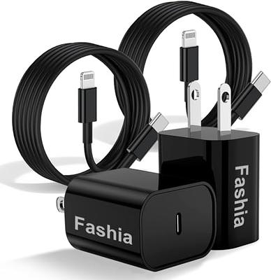 iPhone 14 Charger Block, iPhone Charger Fast Charging, Apple 20W USB-C  Power Adapter Fast Charger Block and Cable 6ft Lightning Cord Compatible  for iPhone 14 Pro/13 Pro Max/12/11/XS Max/10/SE/8 Plus 