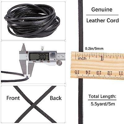 Shop Gorgecraft Flat Cowhide Leather Cord for Jewelry Making