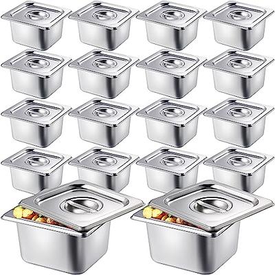 Choice 6 Piece Full Size Disposable Chafer Dish Kit with a Wire Stand, Deep  Pan, (2) 1/2 Size Shallow Pans, and (2) 4 Hour Wick Fuels