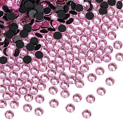 SS6 Hot Pink Hotfix Rhinestones Crystal Glass Bulk Small for Fabric Clothes  Shoes Tumblers Glitter Decoration Gifts Flat Back Round(2MM 5760Pcs) -  Yahoo Shopping