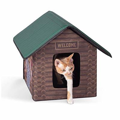 Clawsable Indestructible Heated Cat House for Outdoor Cats in Winter,  Extremely Waterproof, Highly Insulated & Elevated Outdoor Feral Cat House  Shelter for Stray Barn Cat - Yahoo Shopping