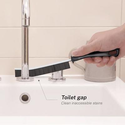 2pcs Hard-Bristled Crevice Cleaning Brush Kitchen Toilet Tile