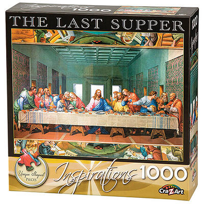 Vintage The Last Supper 1000 Piece Puzzle, Puzzles, Jesus Supper