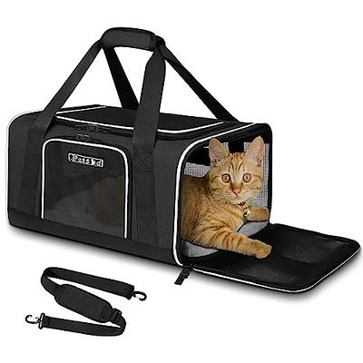 CUSSIOU Large Cat Carrier Dog Carrier, Pet Carrier for 2 Cats Large Cats,  Dog Carrier for Medium Small Dogs, Collaps… in 2023