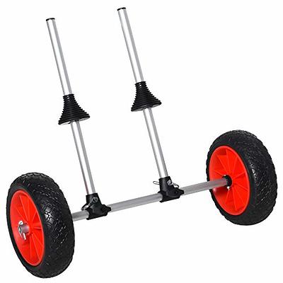 Bonnlo Boat Kayak Canoe Cart Carrier Dolly Trailer Tote Trolley Transport  Kayak Accessories Large with 20x2mm Aluminum Pipe Double Kickstands,  Inflation Free Solid Tire Wheels, 2 Ratchet Straps - Yahoo Shopping