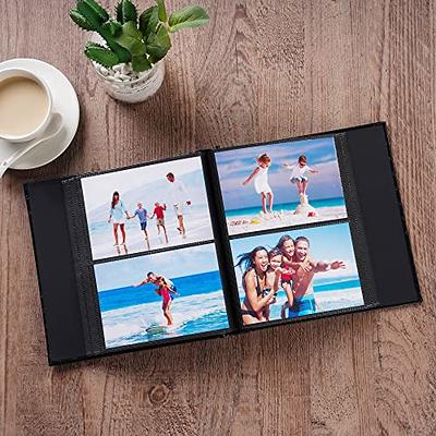 Mublalbum Small Photo Album 4x6 200 Photos Linen Cover Picture photo Book  with