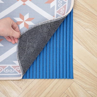 RAY STAR Cushioned Non-Slip Area Rug 25.6inx71in Pad Gripper Thick Pads  Under Carpet Anti Skid Mat