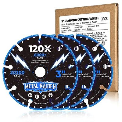 TOTOKA Indestructible Disc for Grinder, Indestructible Disc 2.0 - Cut  Everything in Seconds, 4 X 1/25 X 4/5”Diamond Cutting Wheels for Smooth