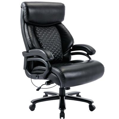Big and Tall 500lb Executive Office Chair with Quiet Rubber Wheels