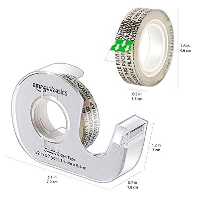  Scotch Double Sided Tape, 0.5 in. x 400 in., 2 Dispensers/Pack  : Office Products