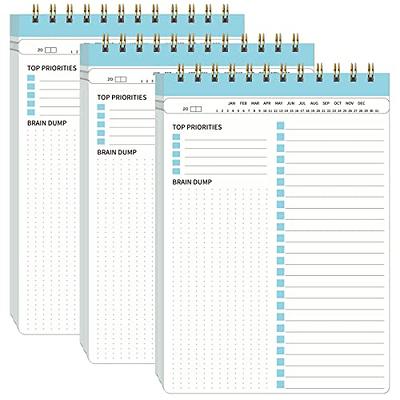 24 Hour Daily Planner - Daily To Do List for Work & Personal Life,  Productivity Planner, Everyday Planner, Daily Schedule, 6.5 x 9.8