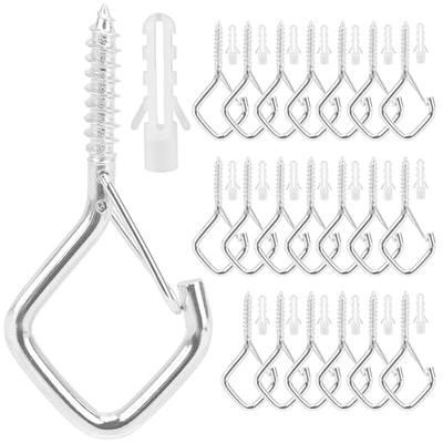 DRT DERUITAI Cup Screw Hooks,1-1/2 inch Vinyl Coated Ceiling Hooks,45 Pack Screw  in Hooks Plant Hanger Hooks,Wind Chimes Hooks Kitchen Cup Hooks for Hanging  Indoor & Outdoor Use(White) - Yahoo Shopping