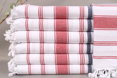 Small Bath Towels, 24x40 Dark Gray Cotton Tea Towel, Kitchen Towel,  Wedding Favors, Striped Tea Towel, Bridal Shower Favor