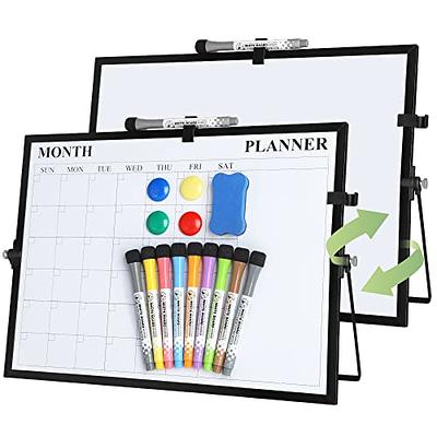 Desktop Black Glass Weekly Planner Dry Erase Whiteboard with Detachable  Wood Stand,Small Portable Week Calendar to Do List White Board 12x6 for  Office, Home, Schools, Marker&Eraser Included, Yeoux - Yahoo Shopping