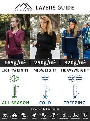  Merinotech Merino Wool Base Layer Women Set