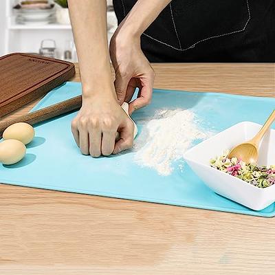 Silicone Pastry Mat Extra Large 28X20 Non-stick Baking Mat With High  Edge, Food Grade Silicone Dough Rolling Mat For Making Cookies Macarons  Multipurpose Mat Countertop Mat Placemat (Green) - Yahoo Shopping