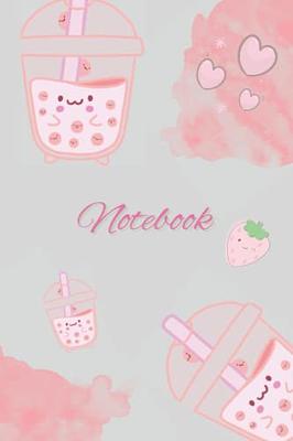 Pastel Kawaii Spiral Notebook Cute Rabbit, Milk, Bubble Tea, Rainbow, Star  Cartoon Print Pink Kawaii Spiral Notebook Aesthetic Notebook 