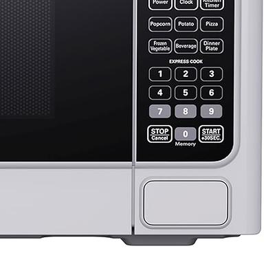BLACK+DECKER 1.9 Cu Ft 1000 Watts Over The Range Microwave Oven with LED  Display, Child Lock, Stainless Steel