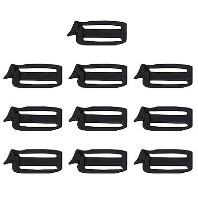 LULUQUEEN 10Pcs Webbing Clip Buckle 1 Inch Molle Webbing