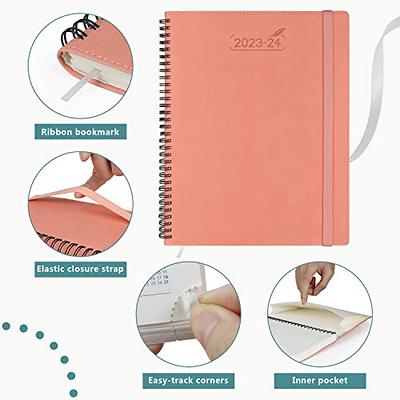 BEZEND Pocket Planner 2024, 17 Months (Aug 23 - Dec 24) Small Calendar for  Purse 3.5 x 6, Daily Weekly and Monthly Agenda - Spiral Bound, Vegan