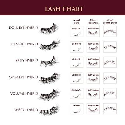 Lashes Natural Look False Eyelashes Wispy Cluster Lashes Manga Eyelash  Extensions Strip Clear Band Lashes Cat Eye Korean Short Anime Fake Lashes  Pack by Kiromiro - Yahoo Shopping