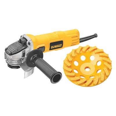 DEWALT 4.5-in Sliding Switch Corded Angle Grinder & Diamond 4-in