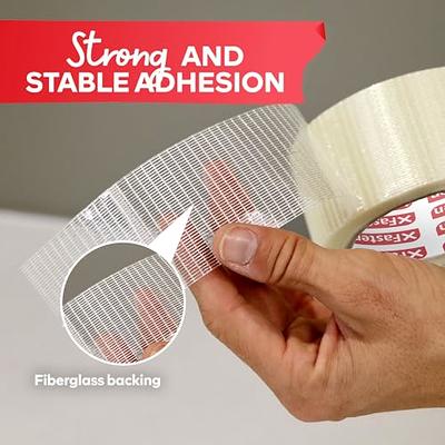 XFasten Transparent Filament Duct Tape, 2 Inches x 30 Yards