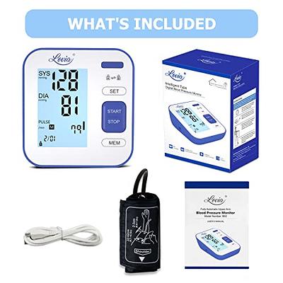 Blood Pressure Monitor Upper Arm, LOVIA Accurate Automatic Digital BP  Machine for Home Use & Pulse Rate Monitoring Meter with Cuff 22-40cm, 2×120  Sets