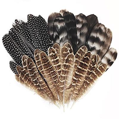 PATIKIL 4-6 Inch Natural Feathers, 150 Pack Bulk Feathers for Crafts  Carnival Handwork Clothing Costumes Wedding Party Style 1, Red