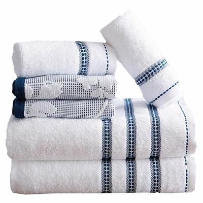 StyleWell HygroCotton Stone Gray 6-Piece Bath Towel Set