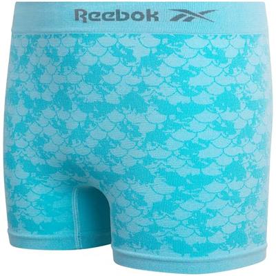 Reebok Girls' Underwear - Seamless Boyshort Panties (4 Pack), Size 12-14,  Black/Black/Black/Black 