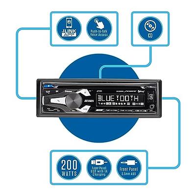 JVC Single-Din Built-in Bluetooth, Dual Phone Connection, Android Music  Playback, CD MP3 AM/FM USB AUX Input Car Stereo Player, Pandora Spotify