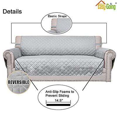 TAOCOCO 100% Waterproof Couch Cushion Cover Reversible Sofa Seat Cover for  Dogs Pets Chaise Couch Cover for Sectional Sofa U Shape Couch Furniture  Protector Sofa Slipcover(Sofa, Dark Grey) - Yahoo Shopping